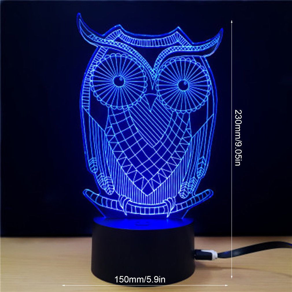 Visual stereo light night light Valentine's Day