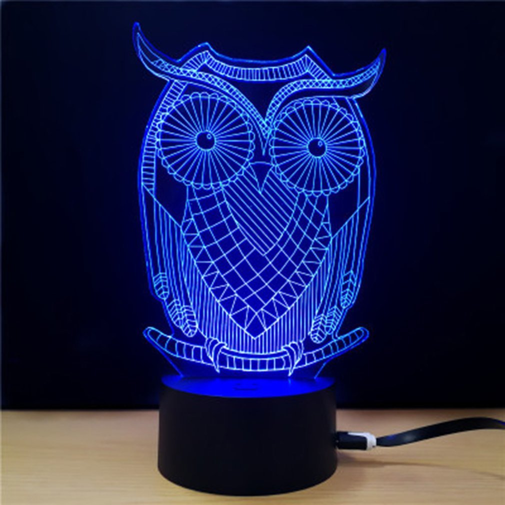 Visual stereo light night light Valentine's Day