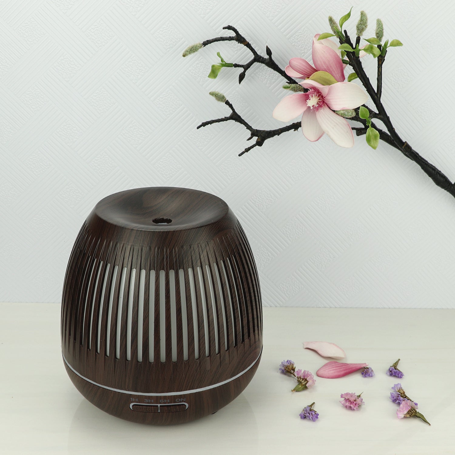 Colorful lights hollow aromatherapy machine