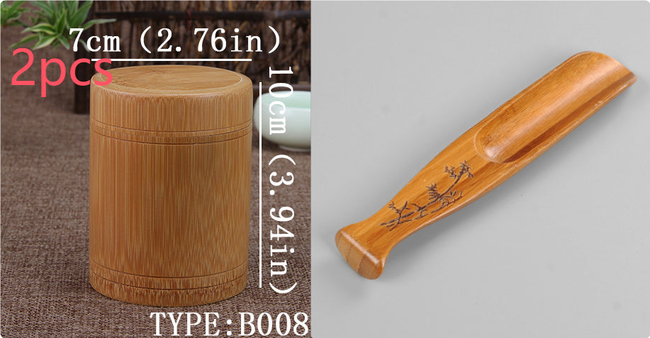 New Fish-Shaped Tea Spoon Bamboo Tea Shovel Tea Set